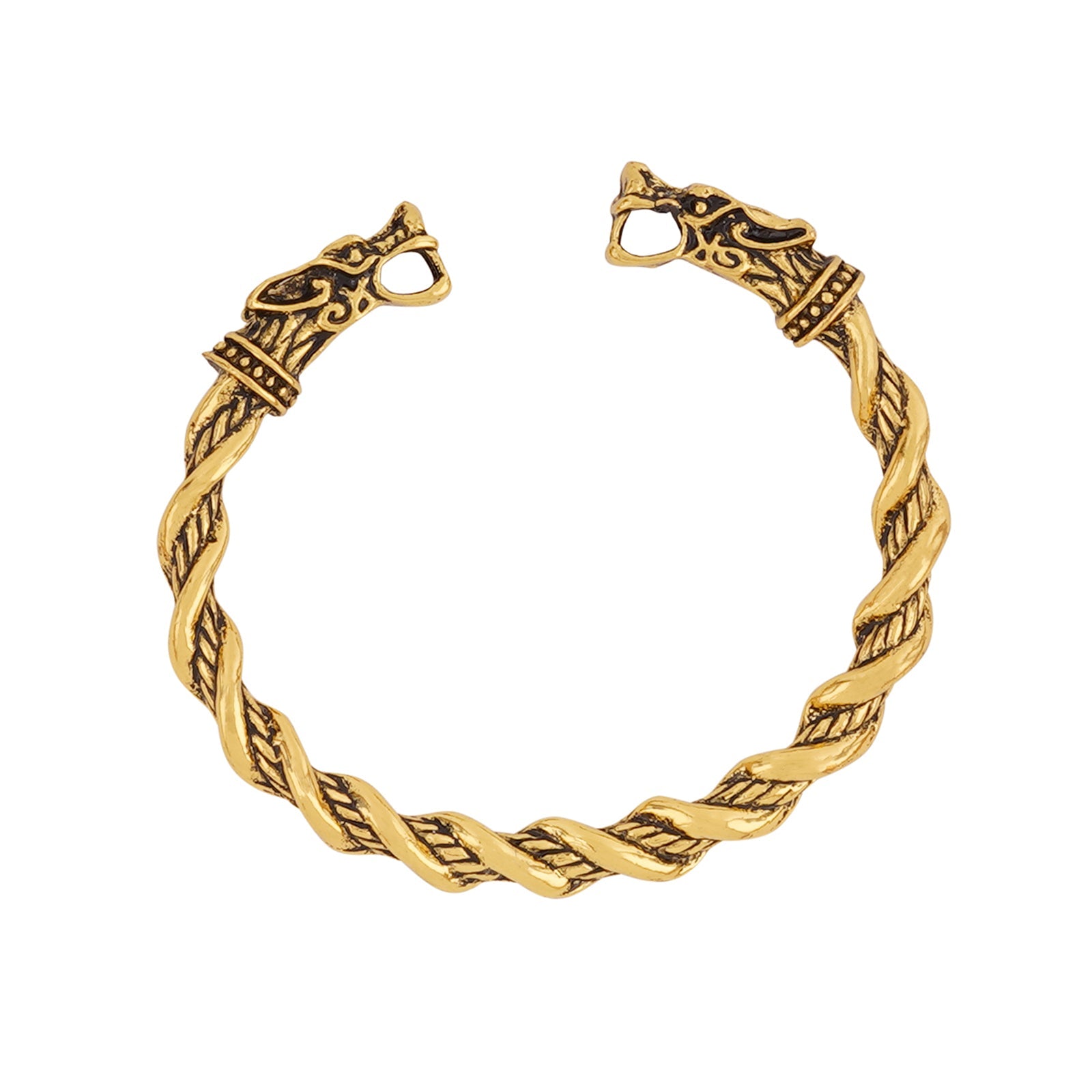 Atlas Gold Dragon Head Bracelet