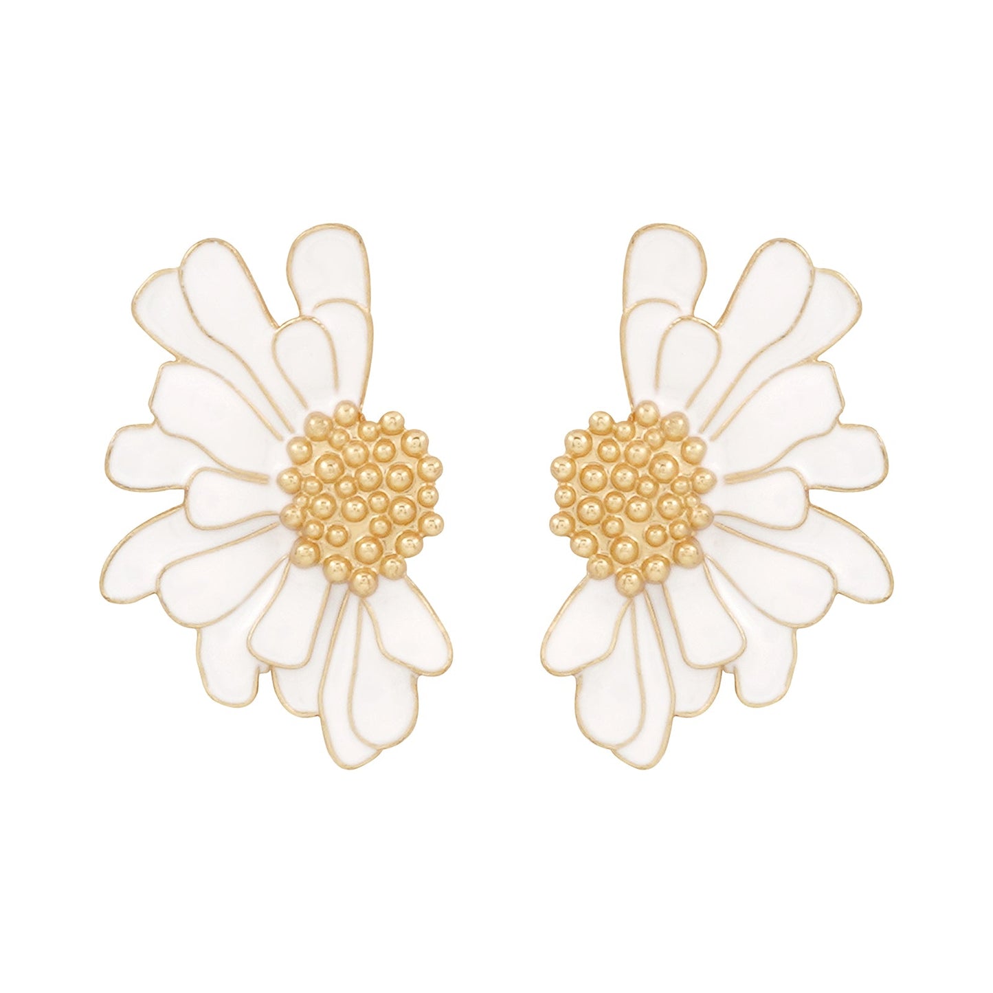Lolanthe White Earrings