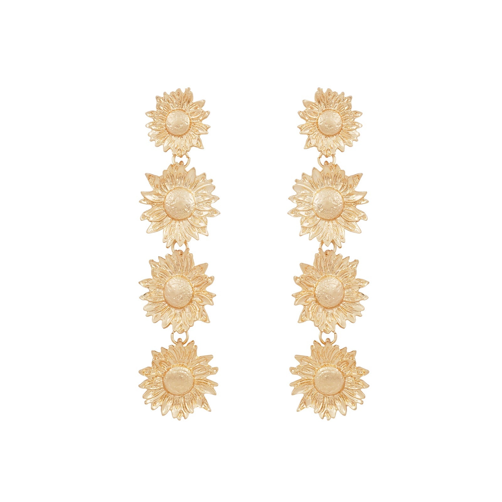 Petunia Gold Earrings