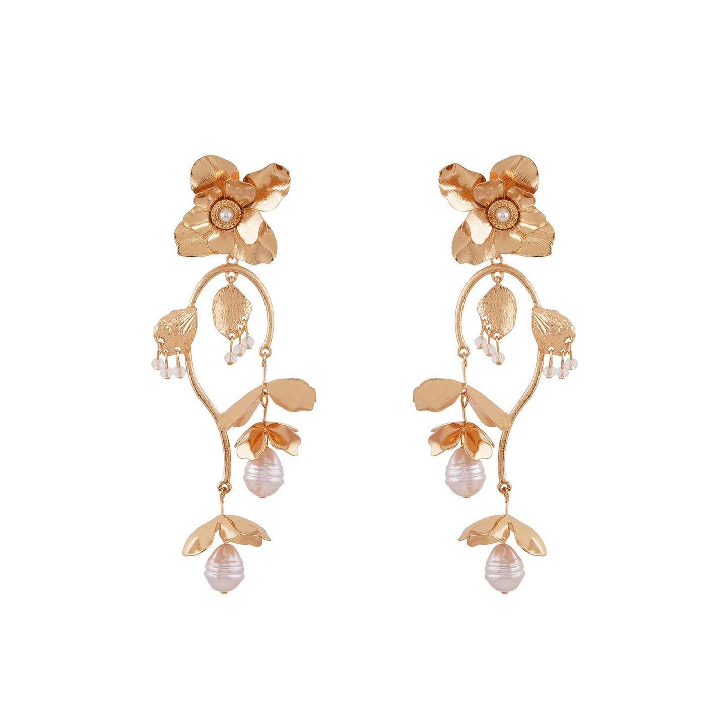 Narcissus Gold Earrings
