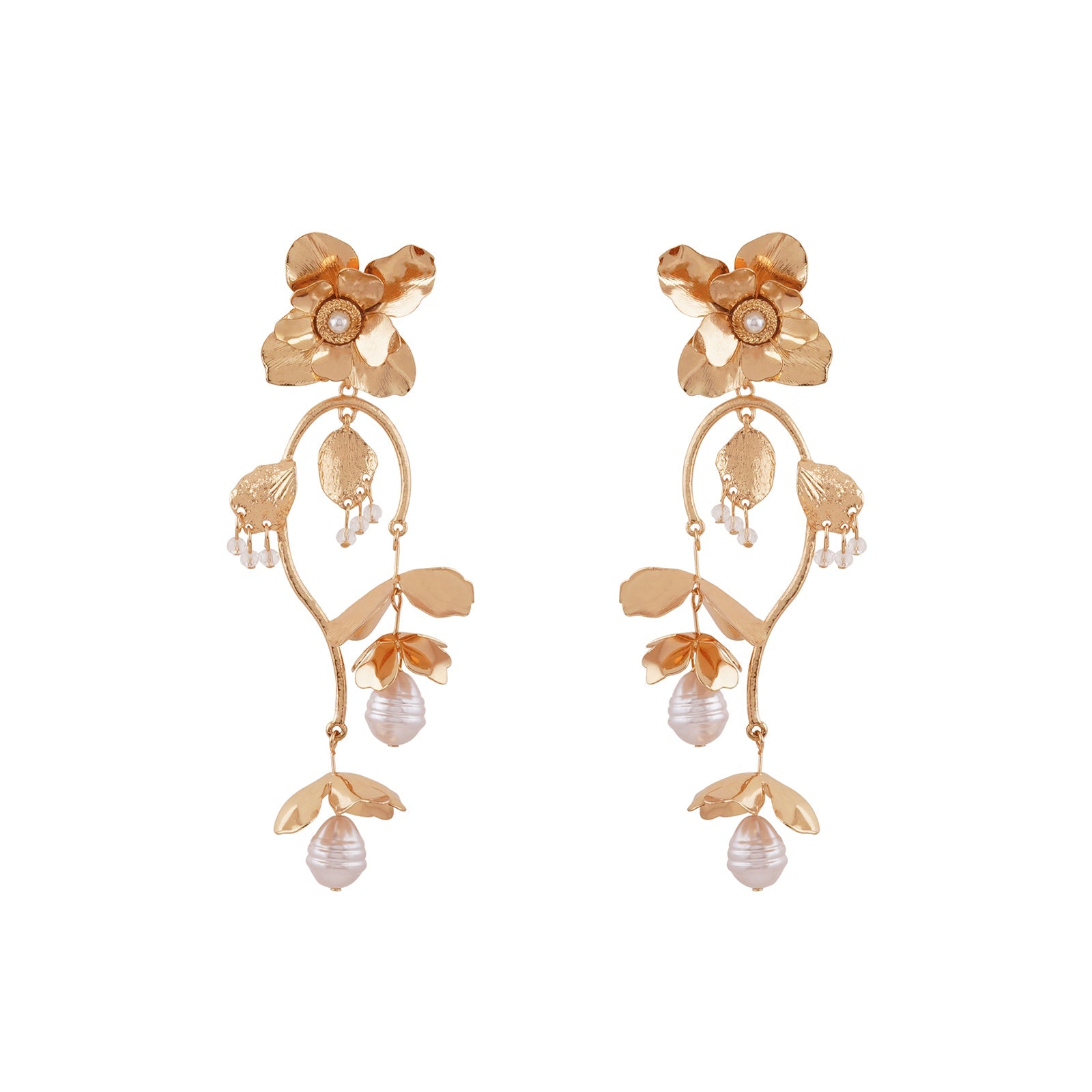 Narcissus Gold Earrings