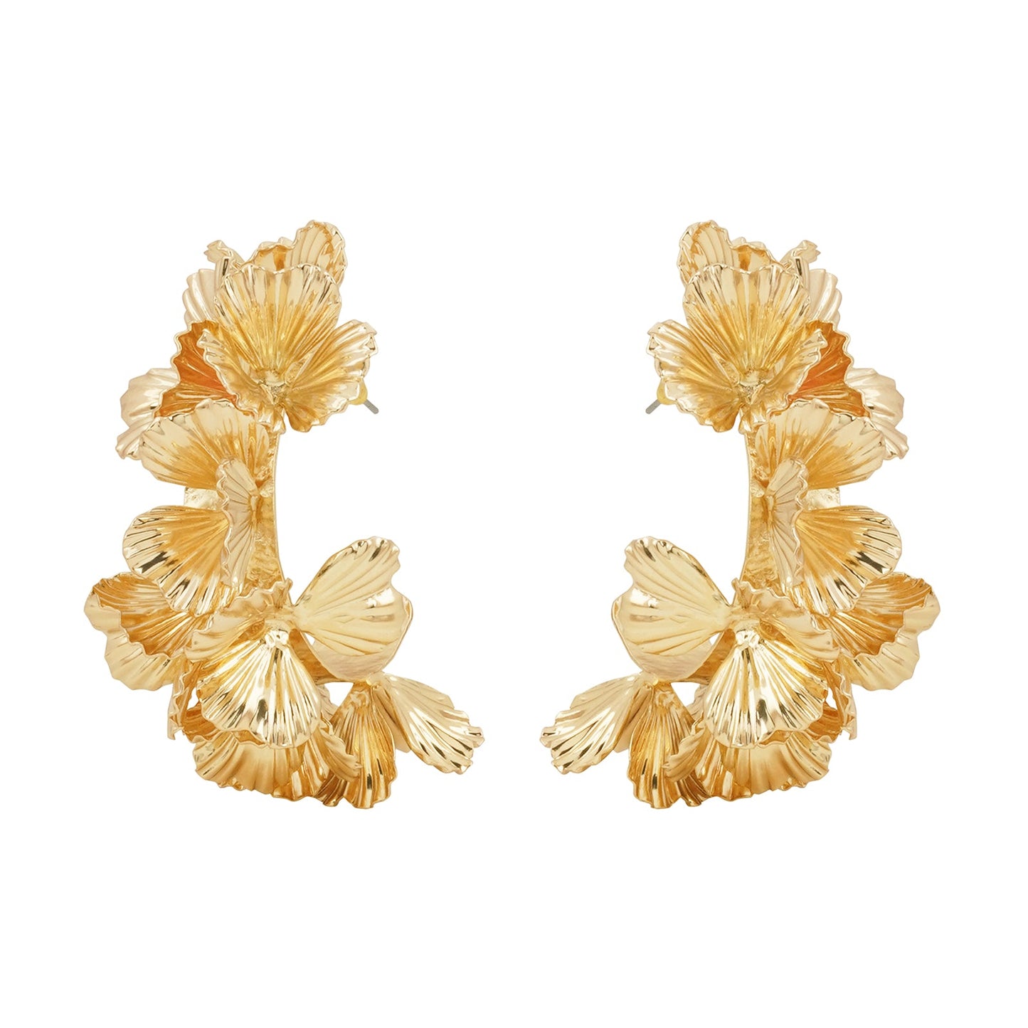 Columbine Gold Earrings