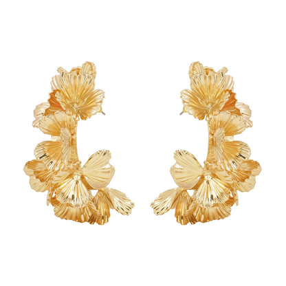 Columbine Gold Earrings