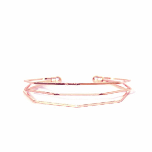 Hexagon Rosegold Bracelet - Joker & Witch