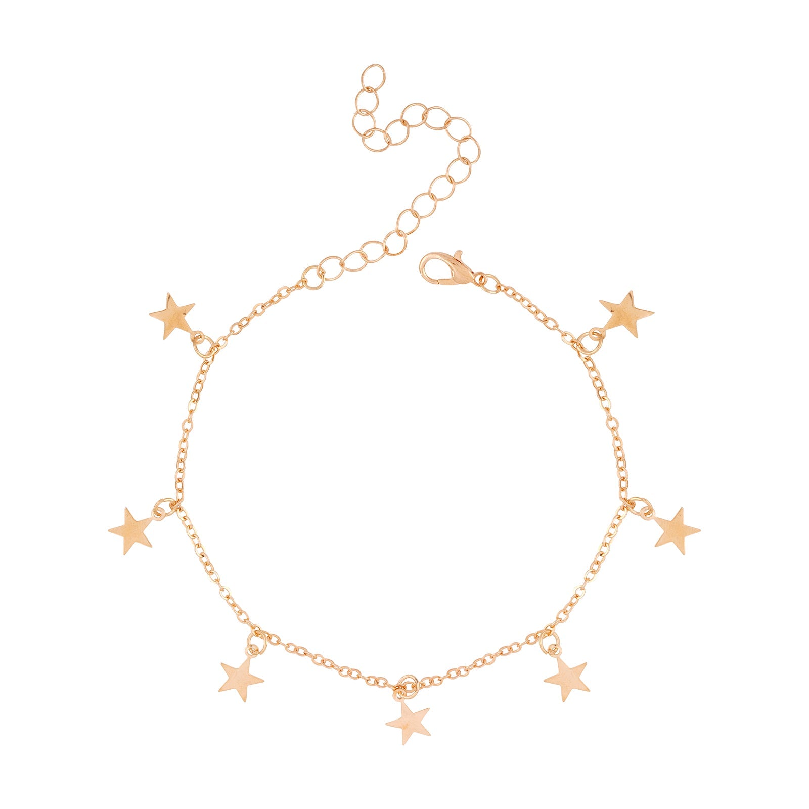 Stargaze Gold Star Anklet
