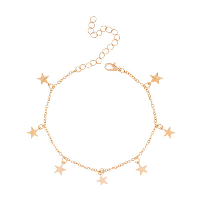 Stargaze Gold Star Anklet