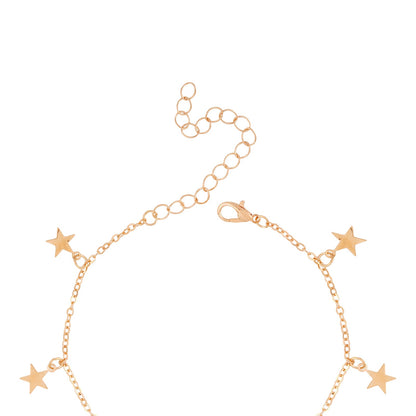 Stargaze Gold Star Anklet