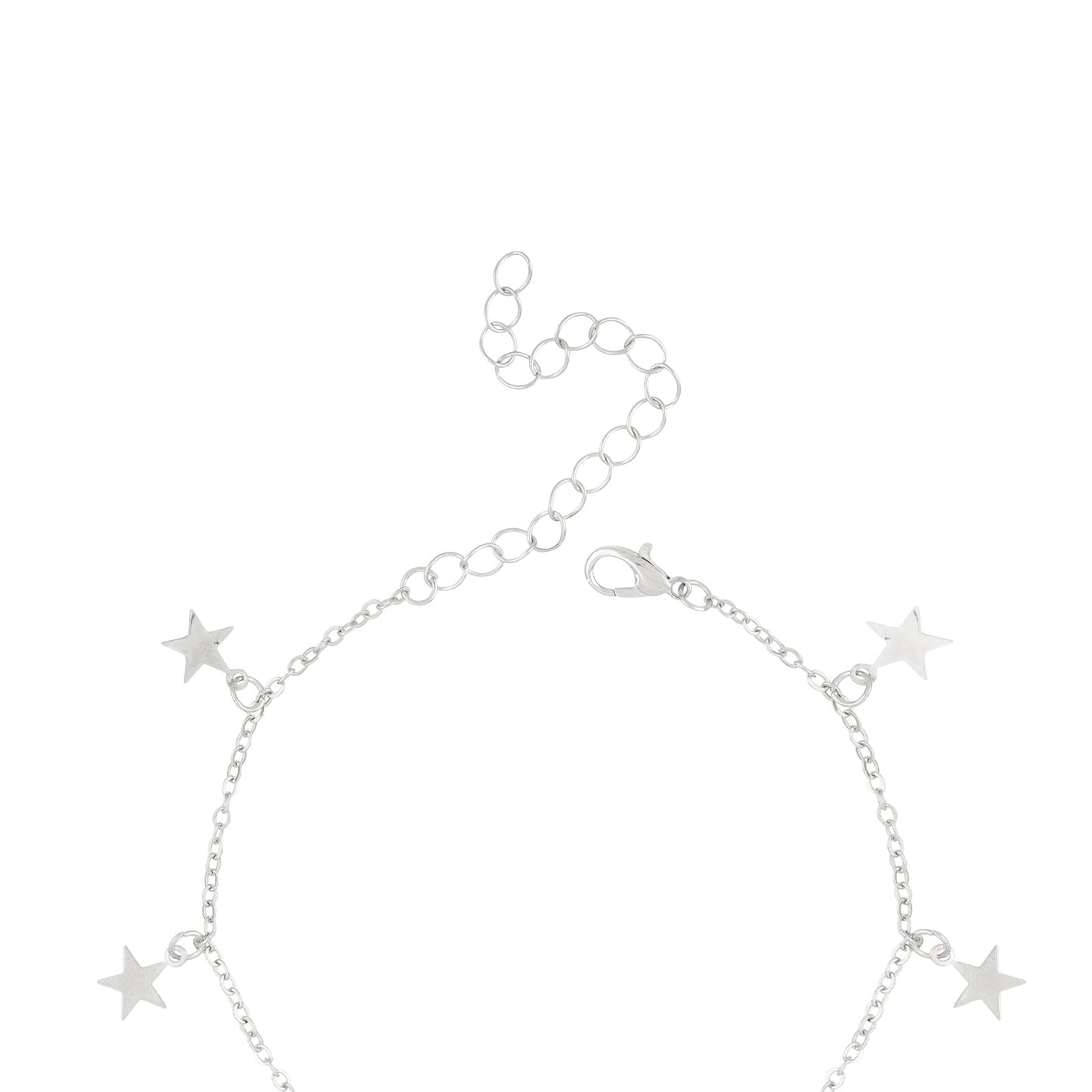 Stargaze Silver Star Anklet