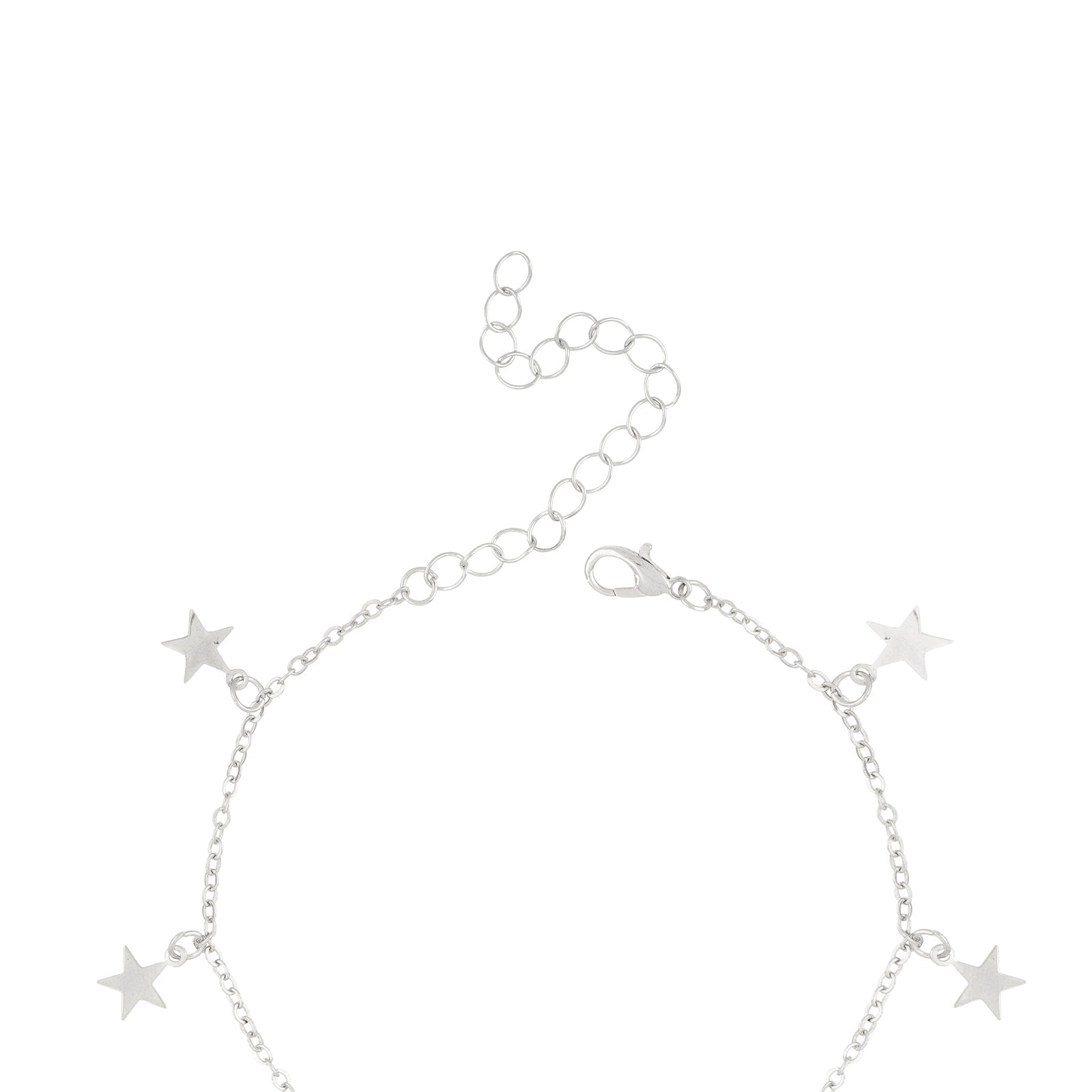 Stargaze Silver Star Anklet