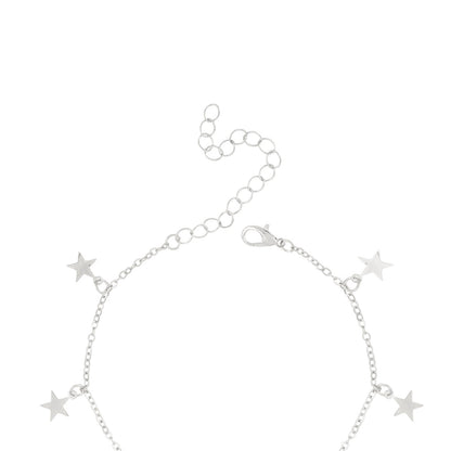 Stargaze Silver Star Anklet