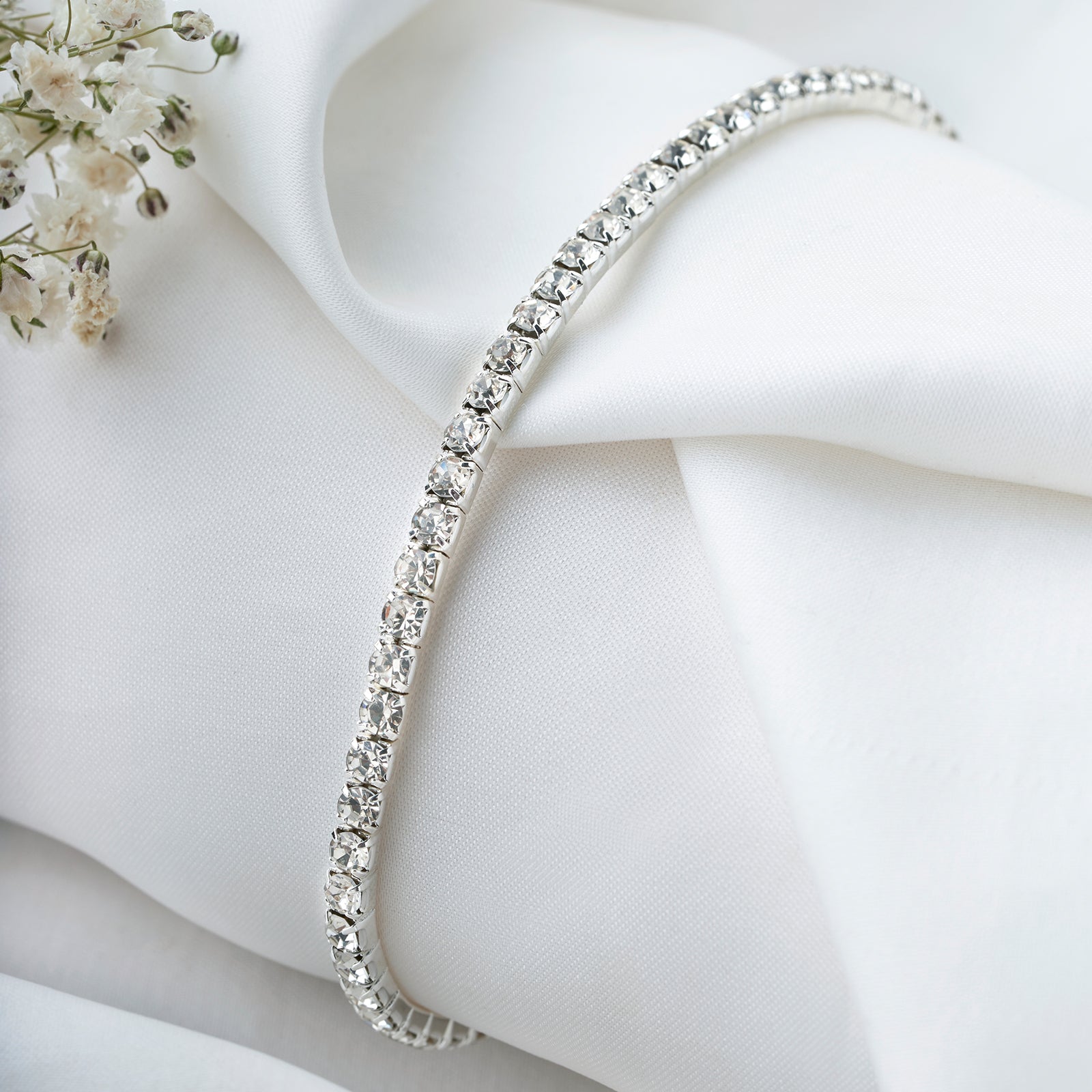 Rhythm Rhinestone Tennis Anklet