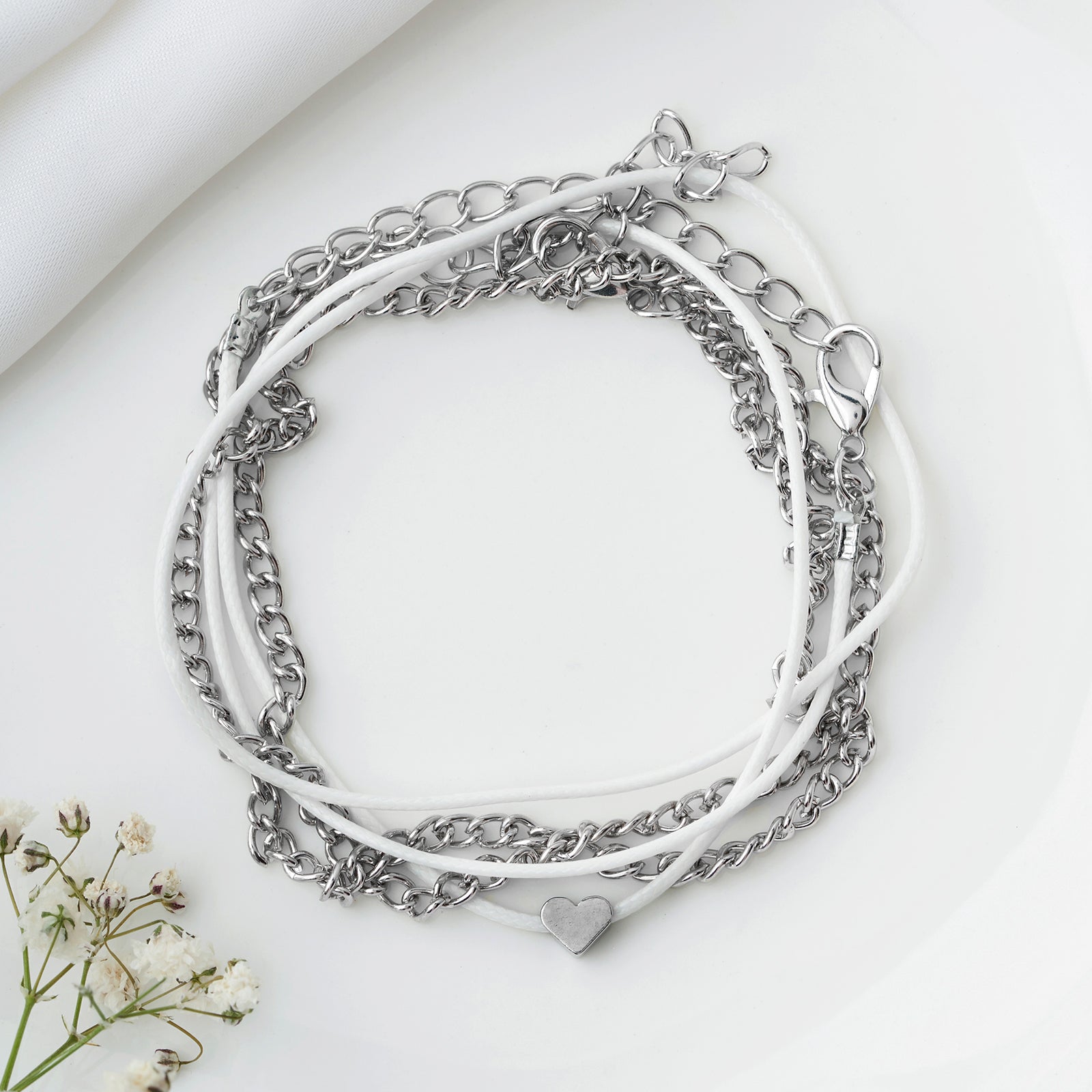 Glitter Anklet - Set of 2