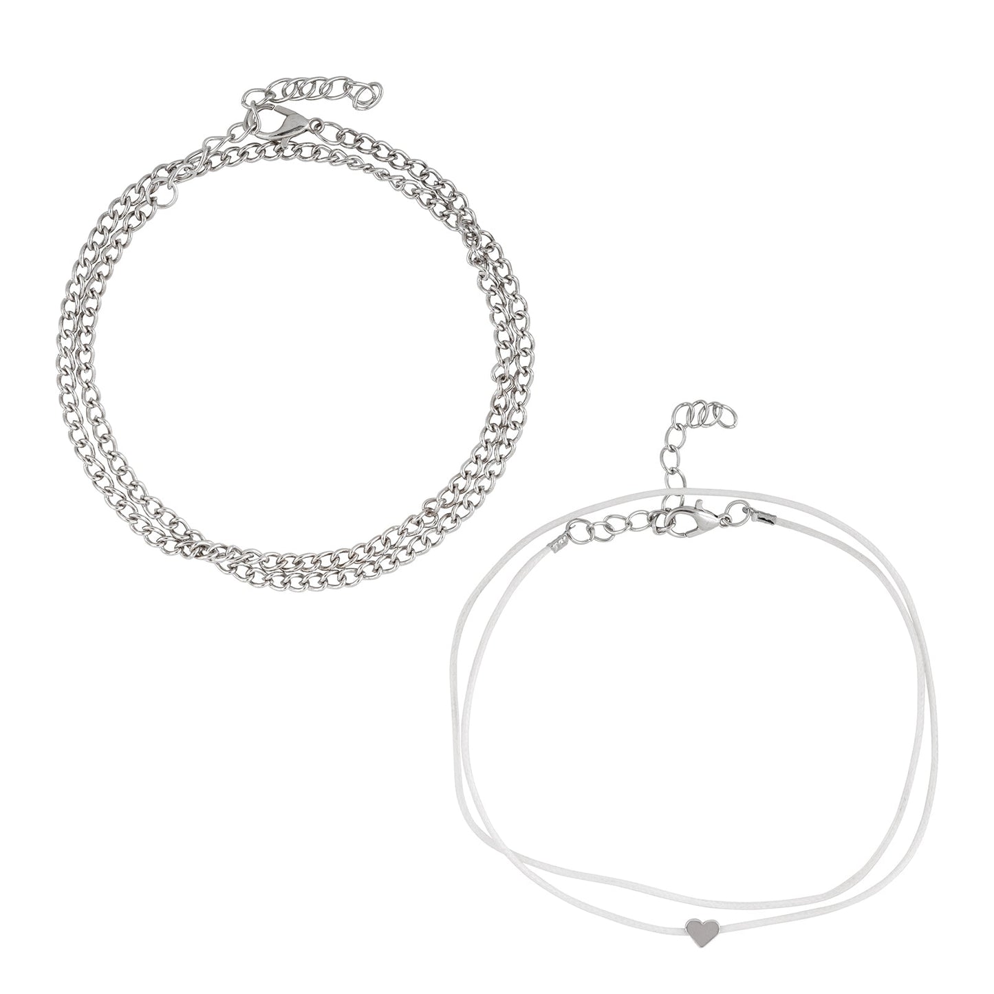 Glitter Anklet - Set of 2