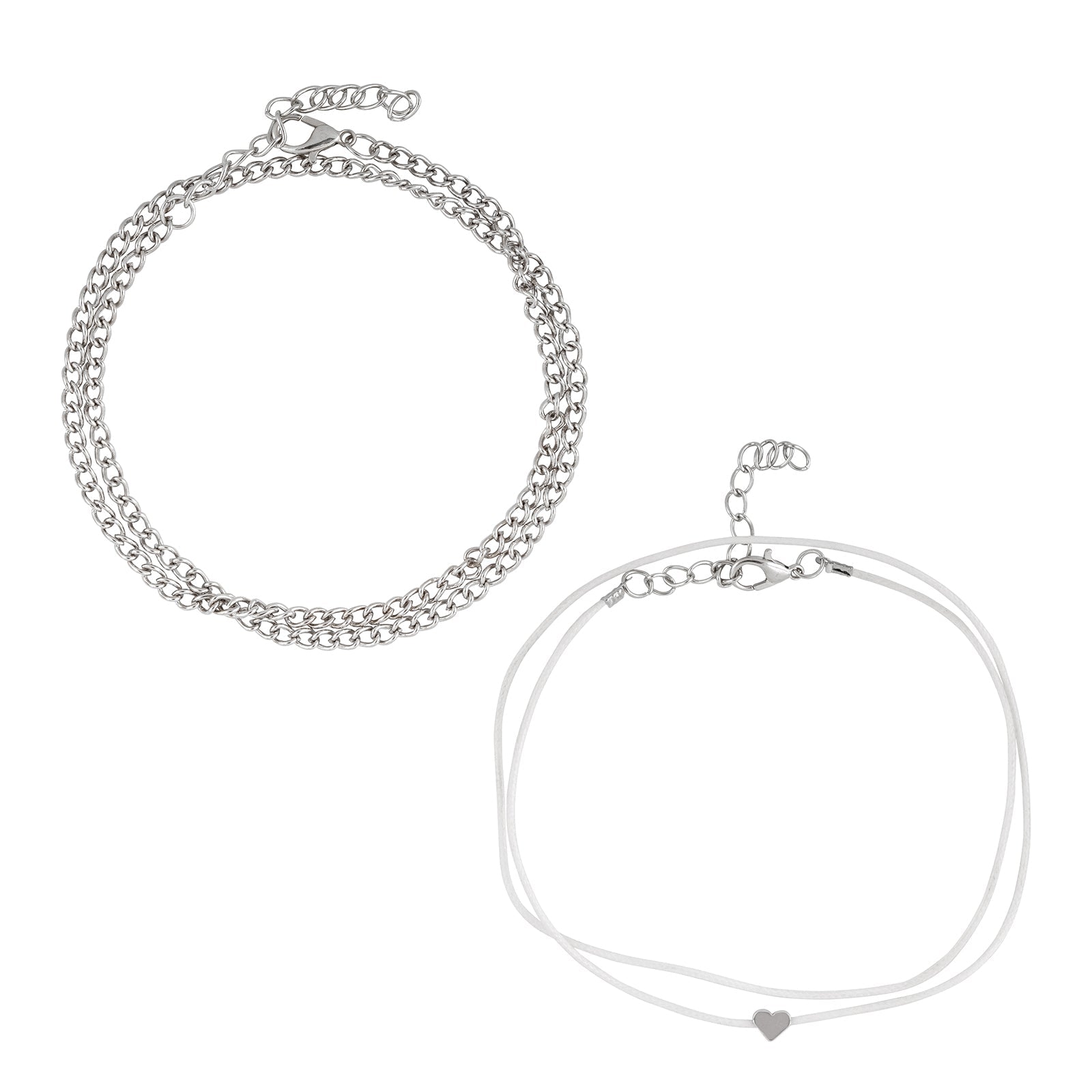 Glitter Anklet - Set of 2