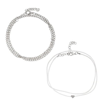Glitter Anklet - Set of 2