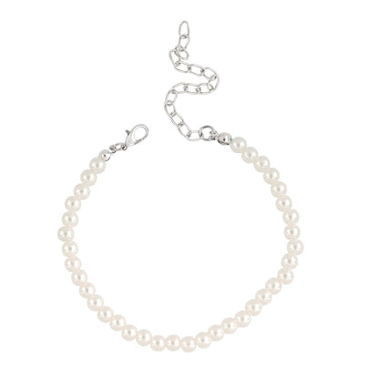 Oyster and Pearls Anklet - Set of 2