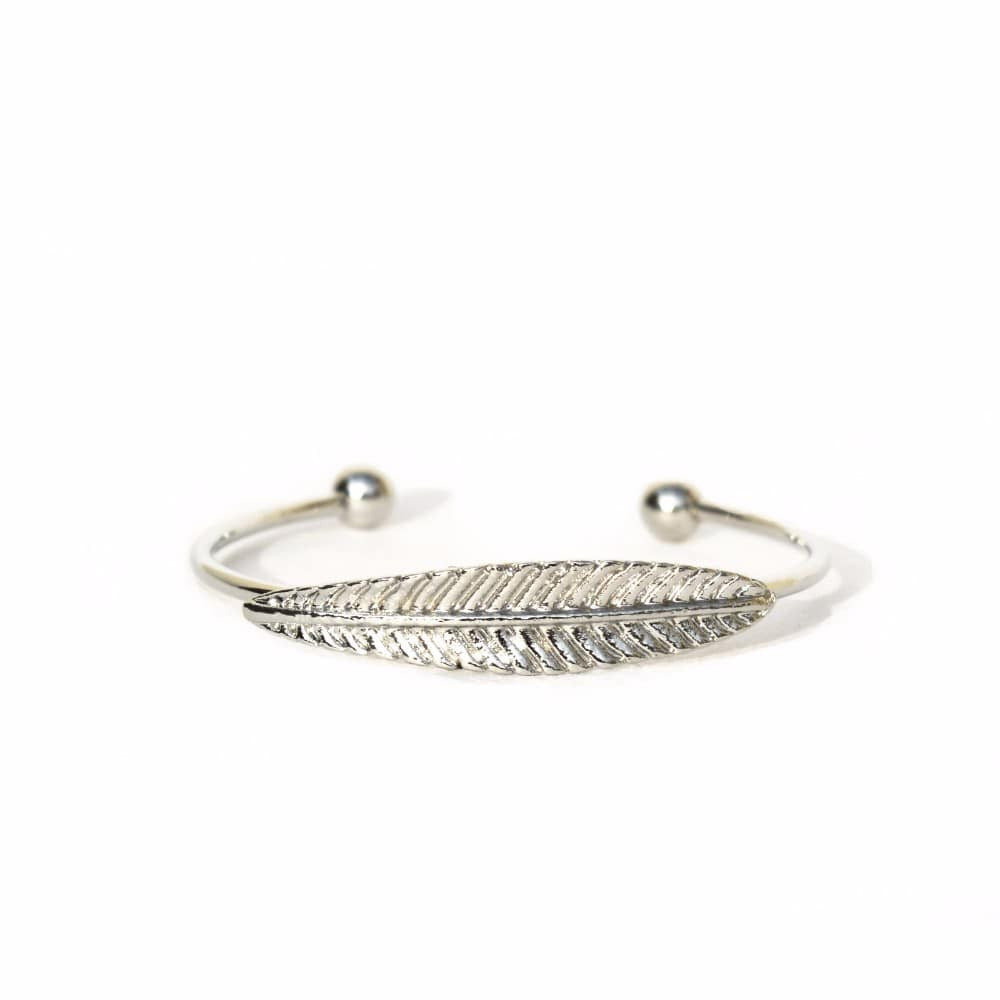 Single Leaf Silver Bracelet - Joker & Witch