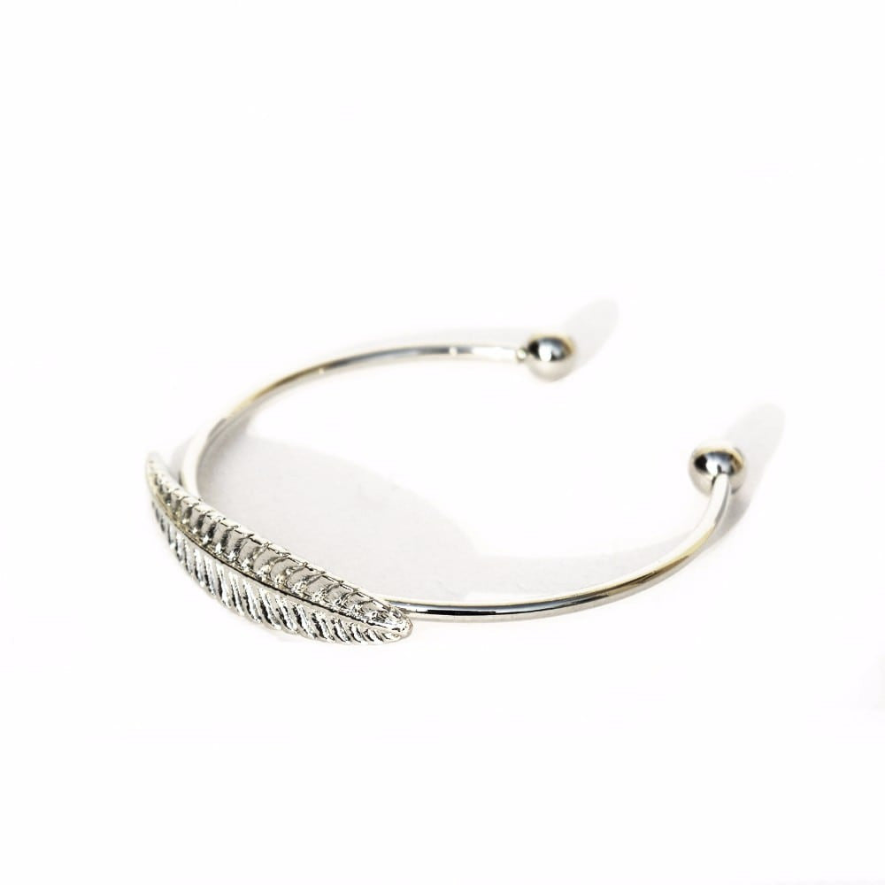 Single Leaf Silver Bracelet - Joker & Witch