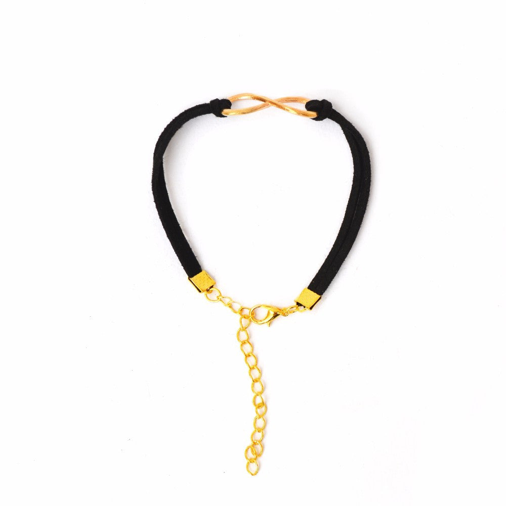 Black Infinity Bracelet - Joker & Witch