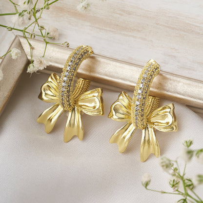 Sass Bow Earring