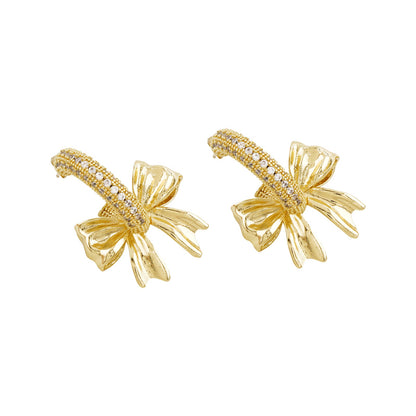 Sass Bow Earring
