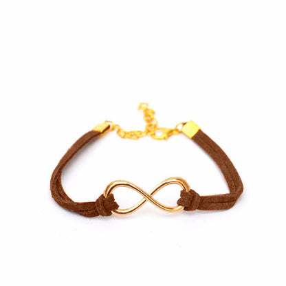 Brown Infinity Bracelet - Joker & Witch
