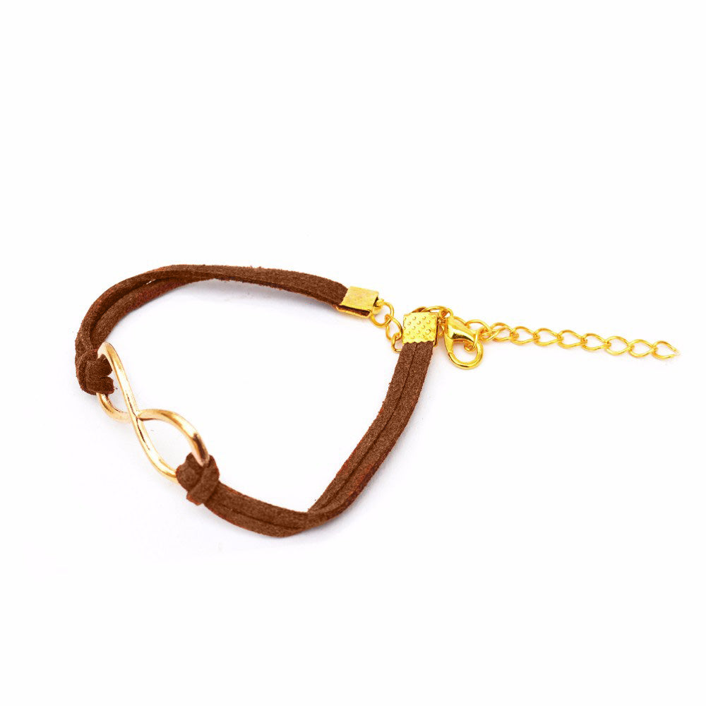 Brown Infinity Bracelet - Joker & Witch