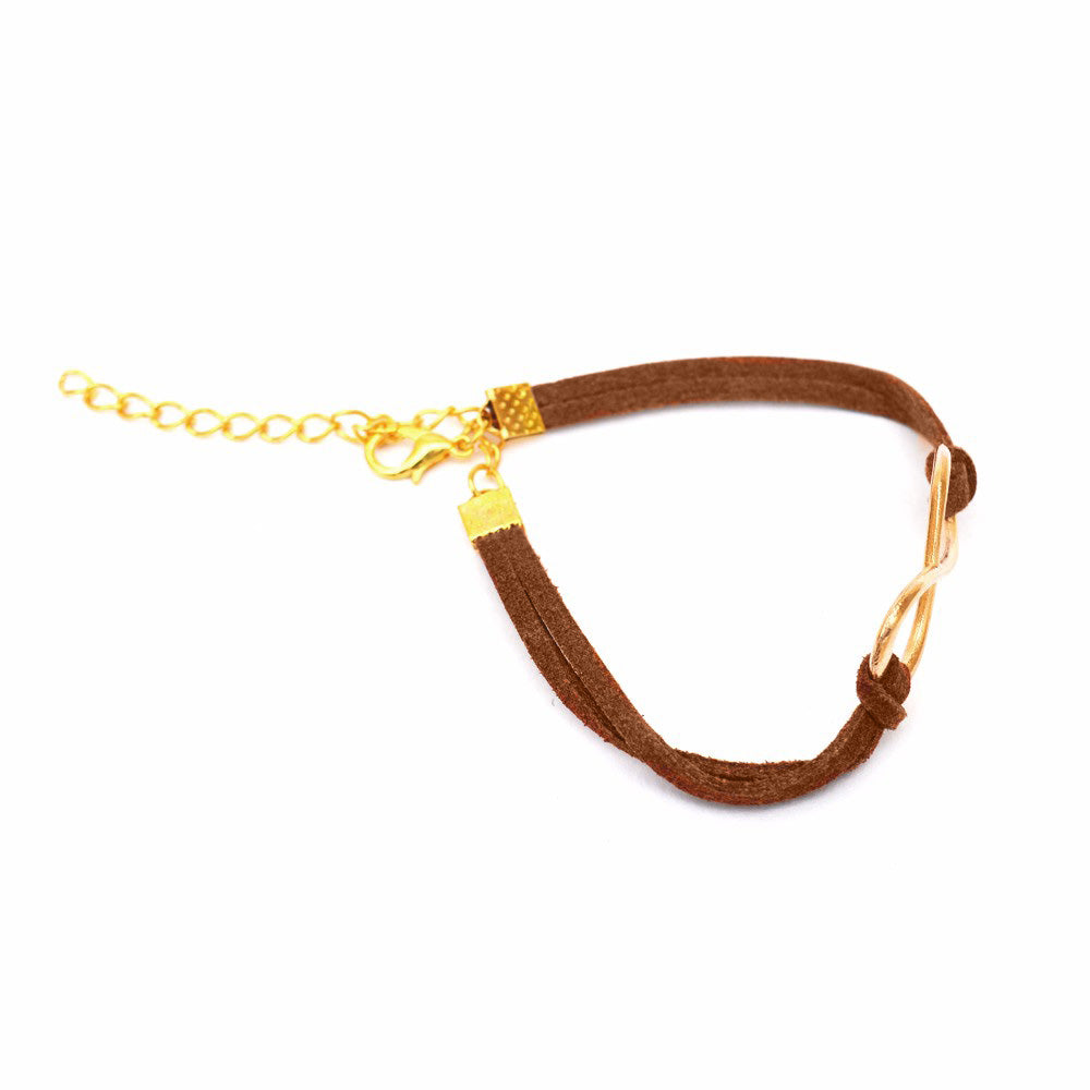 Brown Infinity Bracelet - Joker & Witch