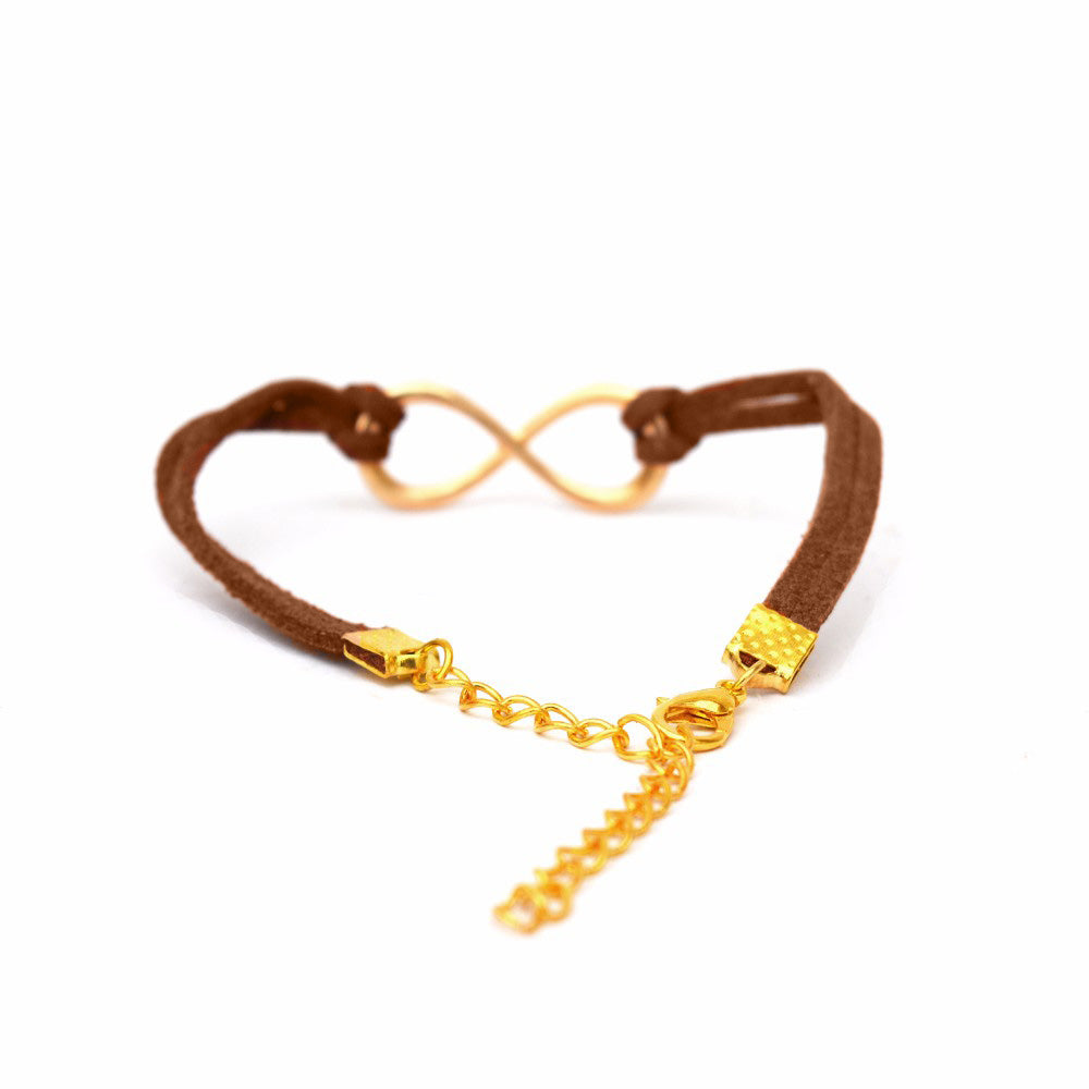 Brown Infinity Bracelet - Joker & Witch