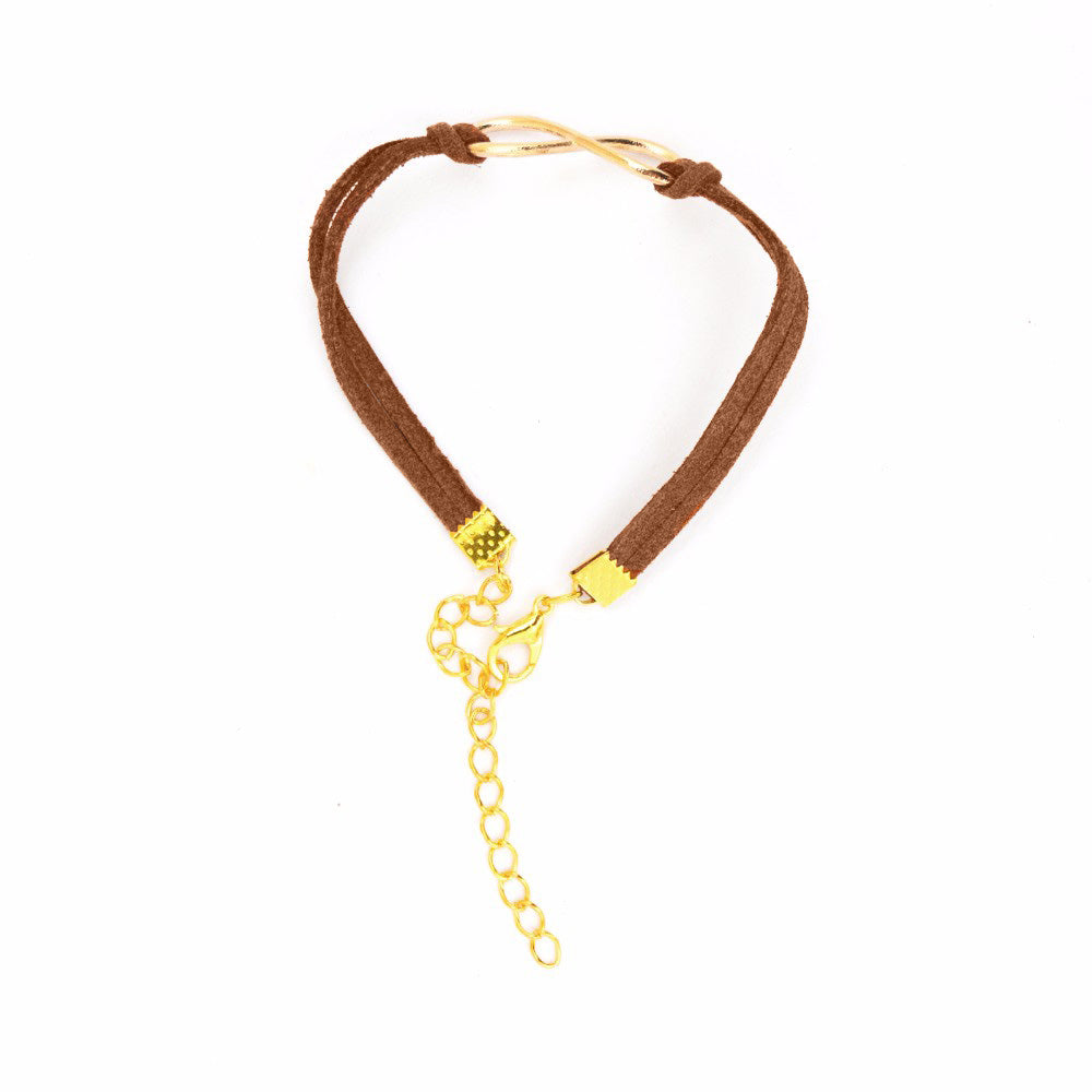 Brown Infinity Bracelet - Joker & Witch