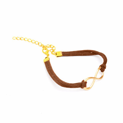 Brown Infinity Bracelet - Joker & Witch