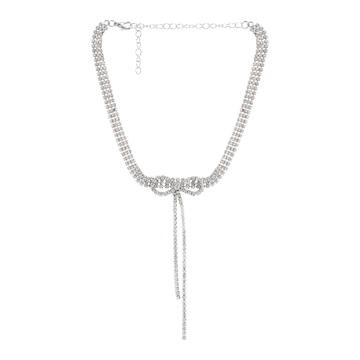 Delphine Bow Style Necklace