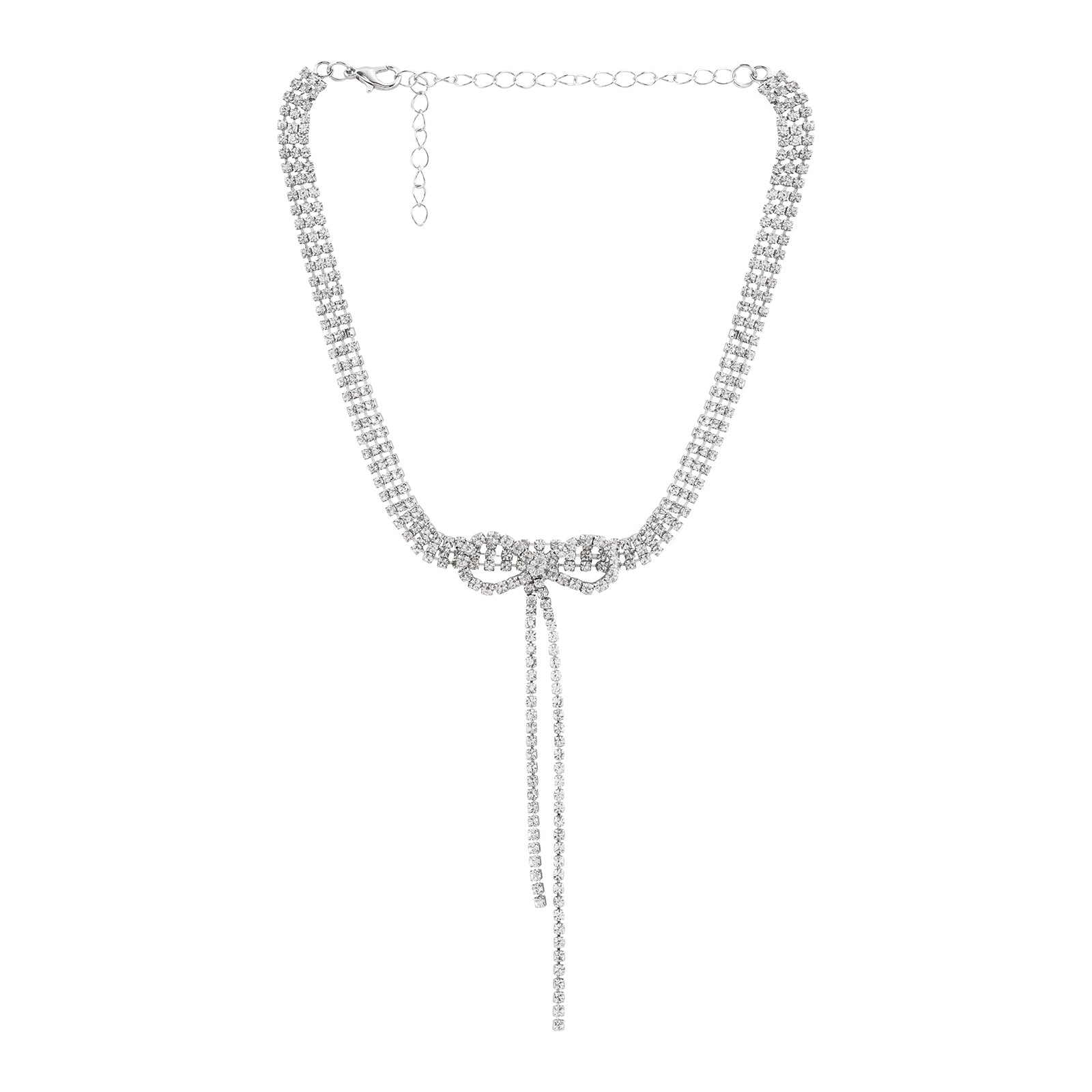 Delphine Bow Style Necklace