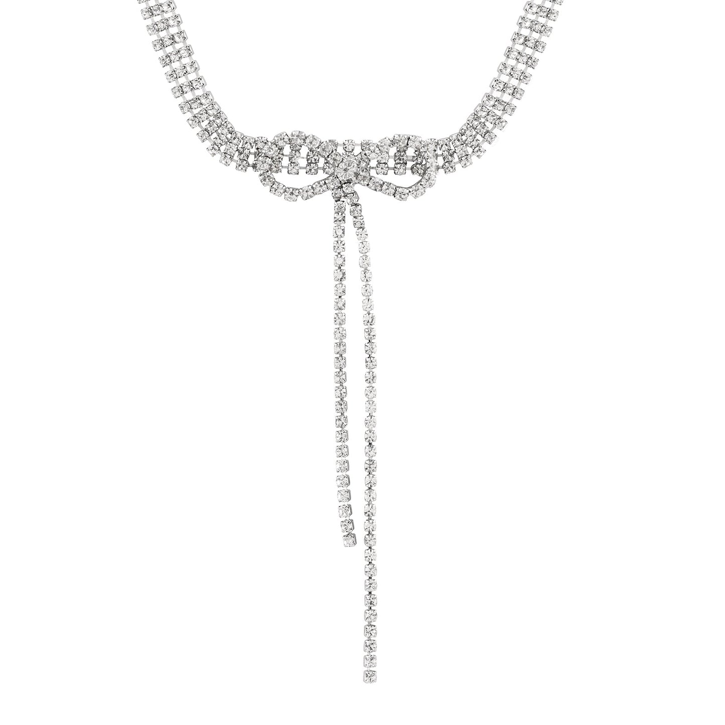 Delphine Bow Style Necklace