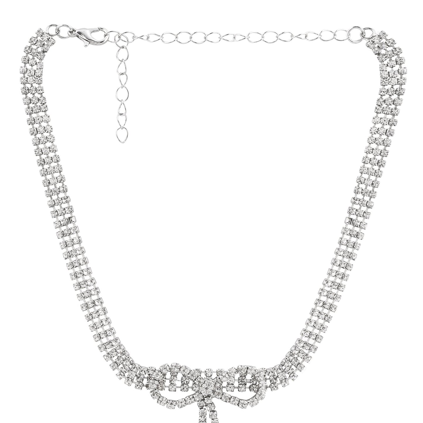 Delphine Bow Style Necklace