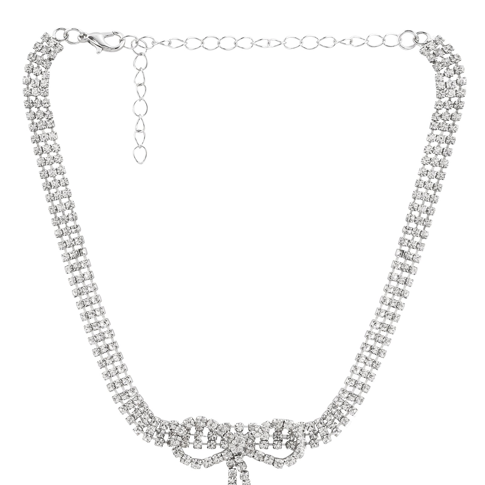 Delphine Bow Style Necklace