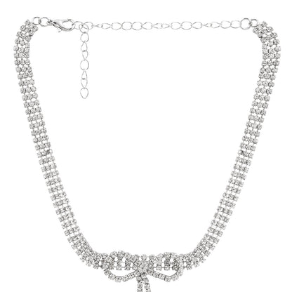 Delphine Bow Style Necklace
