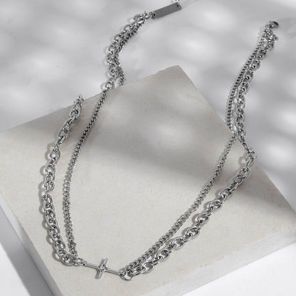 Flexin' Men Silver Necklace