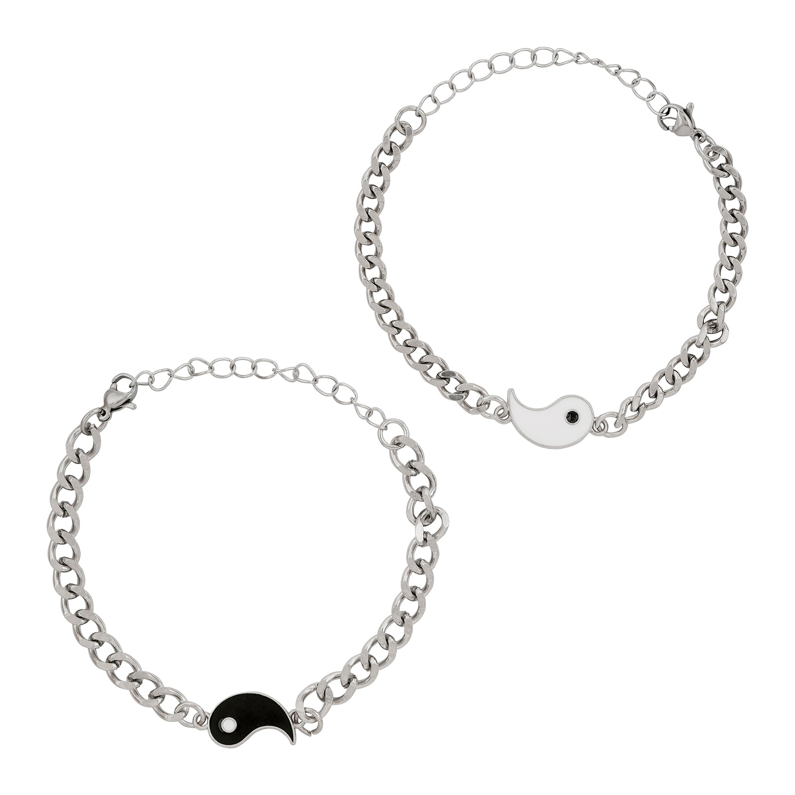 Begin Again White Couple Beaded Bracelet