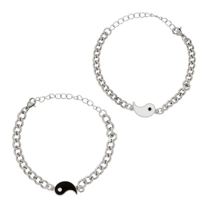 Begin Again White Couple Beaded Bracelet
