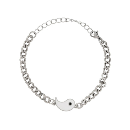 Begin Again White Couple Beaded Bracelet
