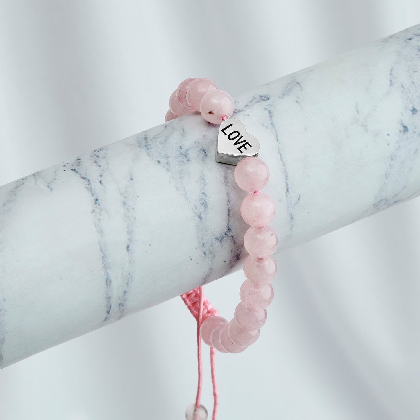 Lover Pink Couple Beaded Bracelet