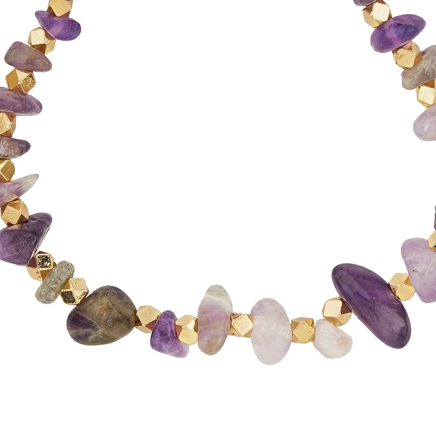 Bejewelled Purple Beaded Bracelet