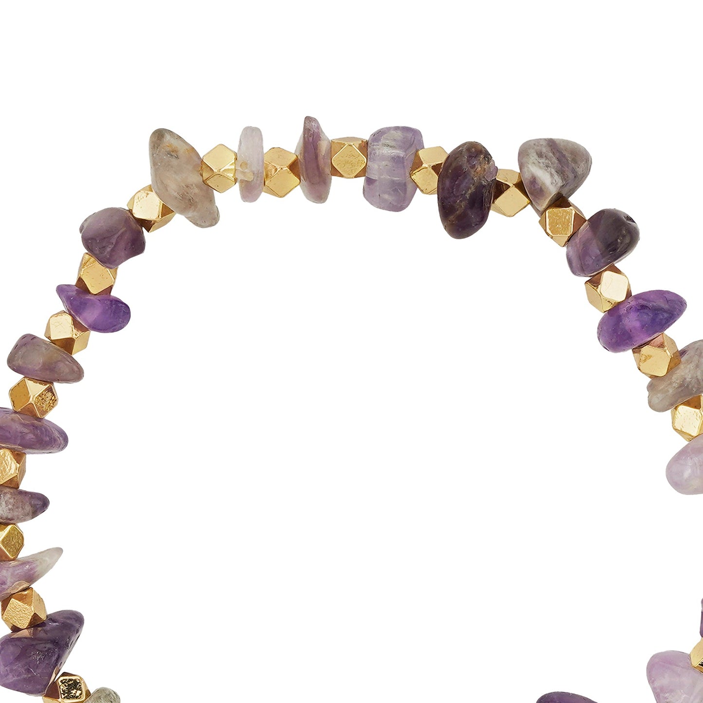 Bejewelled Purple Beaded Bracelet