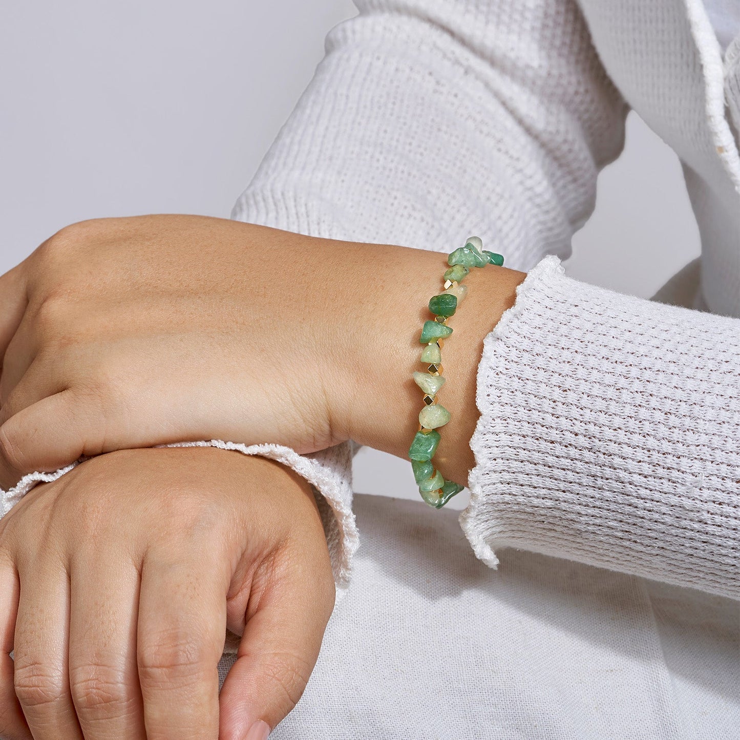 Getaway Car Green Beaded Bracelet
