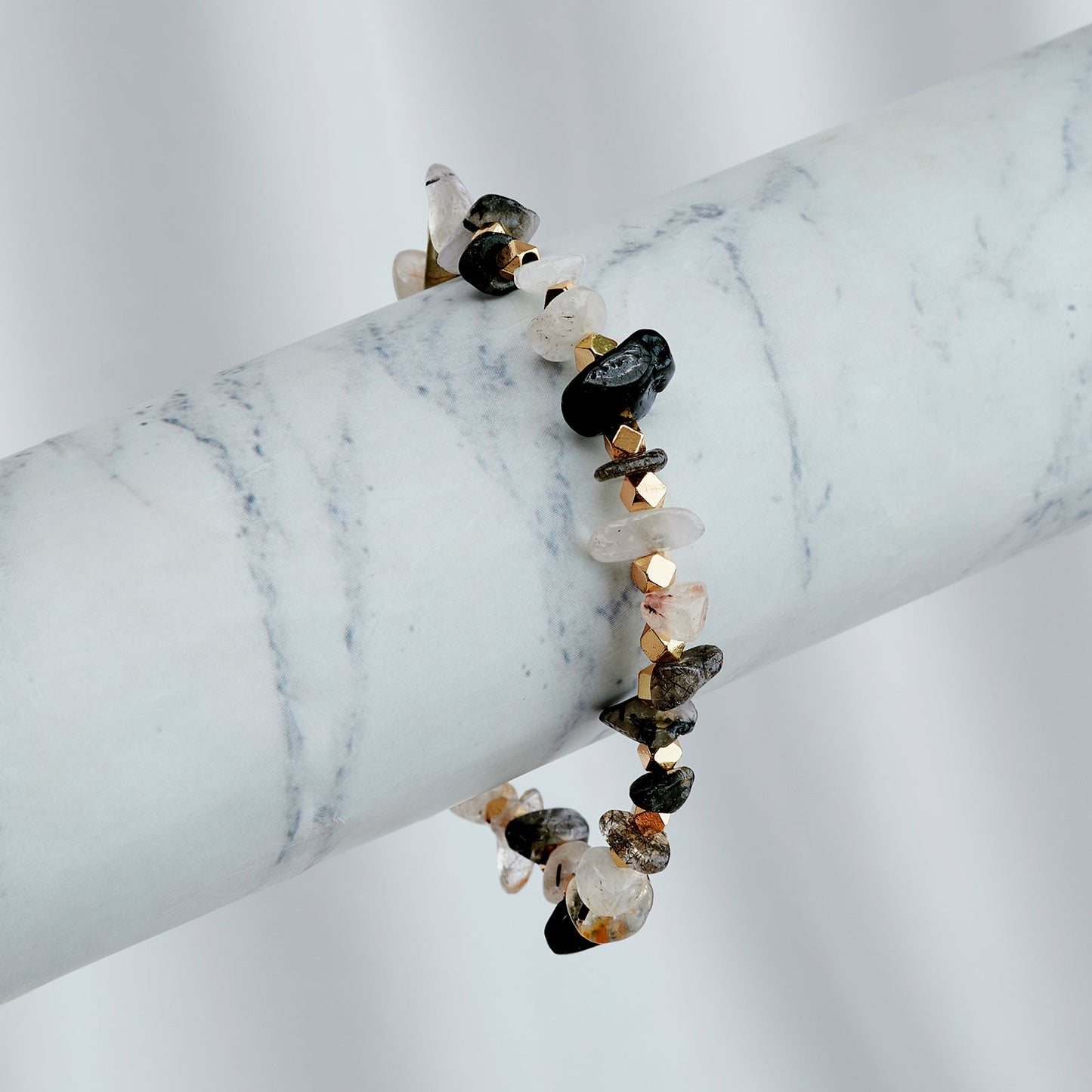 Cardigan White Beaded Bracelet