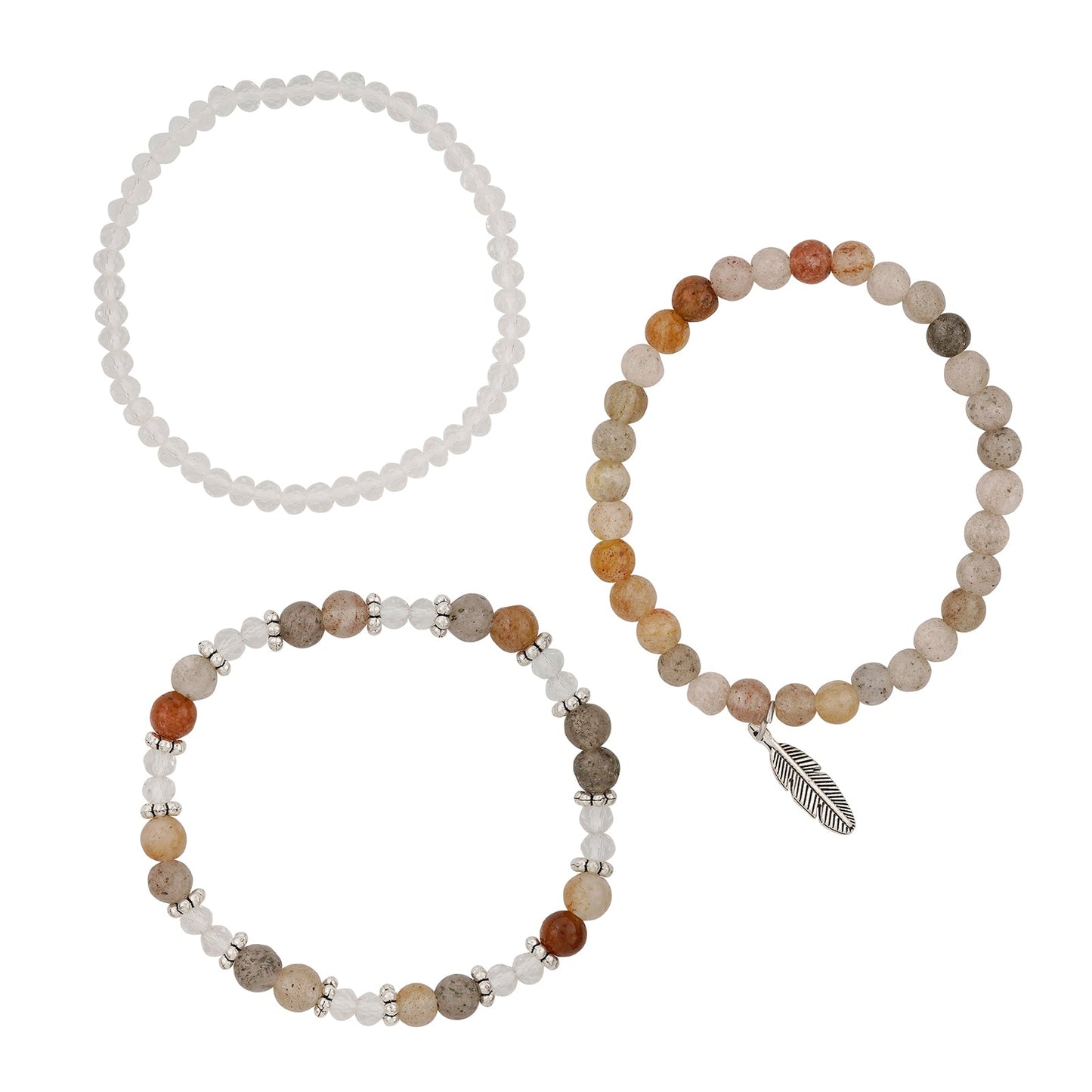 Evermore Shades Of Soil Beaded Bracelet