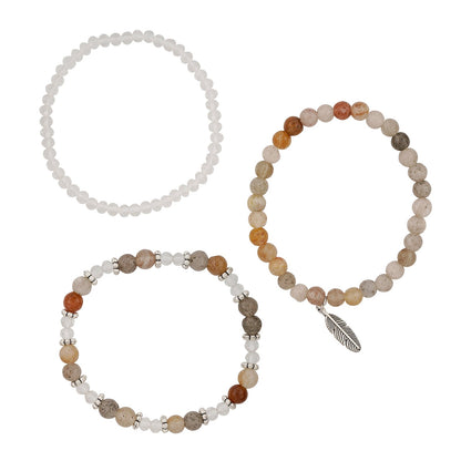 Evermore Shades Of Soil Beaded Bracelet