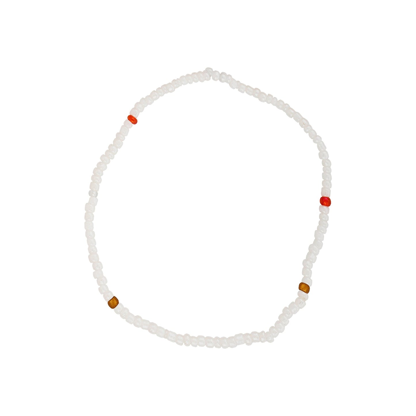 It's Nice To Have A Friend Cream Beaded Bracelet