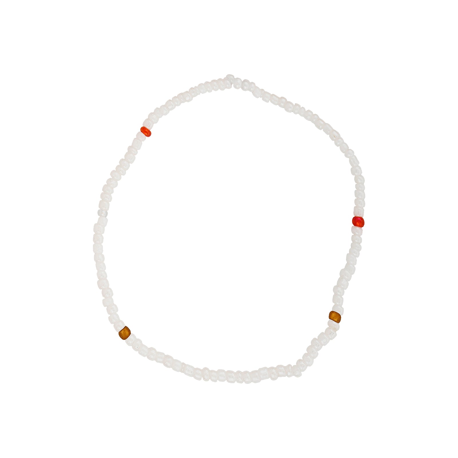 It's Nice To Have A Friend Cream Beaded Bracelet